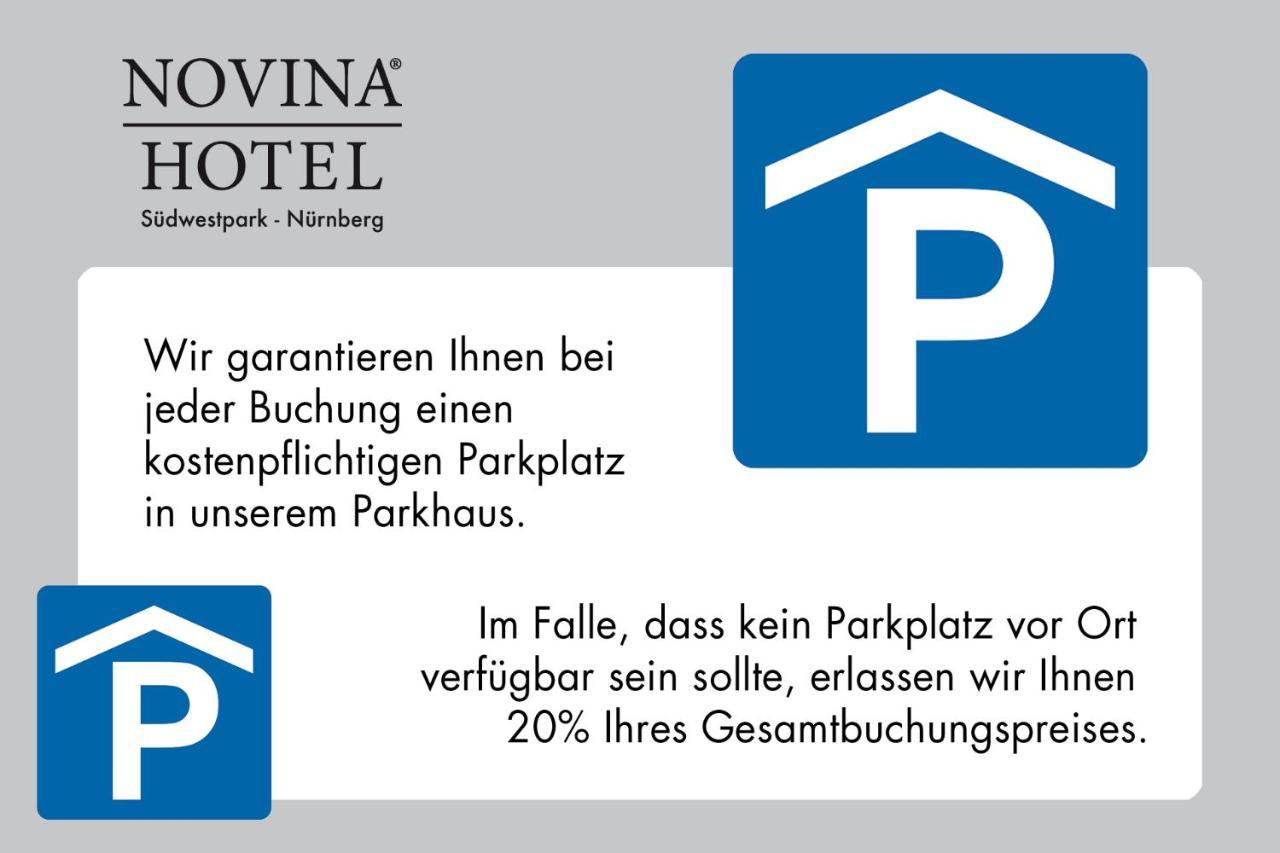 NOVINA HOTEL Südwestpark Núremberg Exterior foto